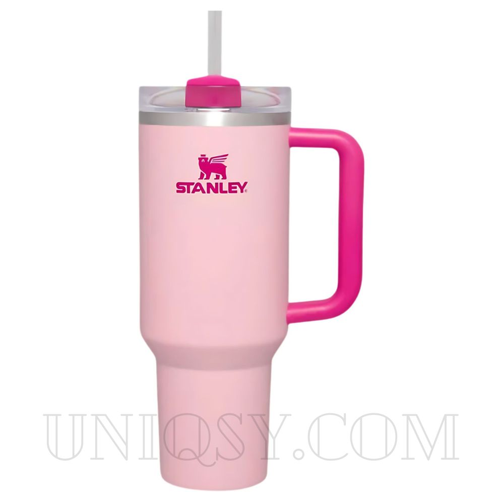 Stanley Flamingo 40 OZ Quencher Flowstate Tumbler Cup