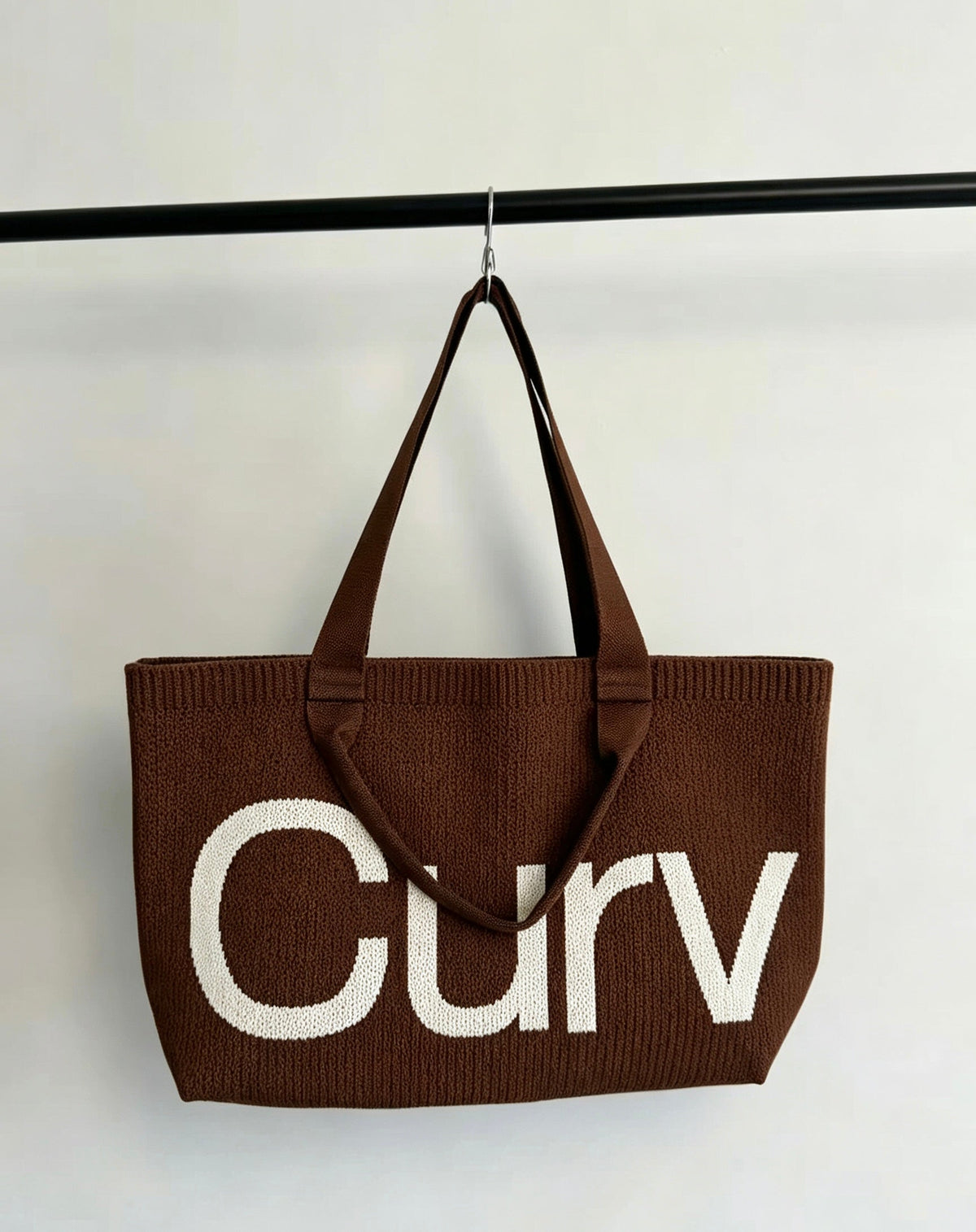 Curves Knit Tote (Lemongrass)