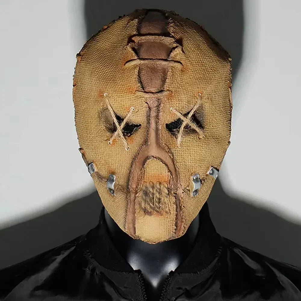 Demon Skull Killer Scarecrow Skeleton Latex Halloween Mask